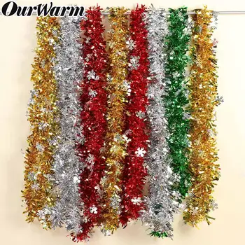 OurWarm 2M Christmas Tinsel Garland Christmas Decorations 4Colors Home Bar Tops Ribbon Garland Xmas Tree Ornaments New Year Gift
OurWarm 2M Christmas Tinsel Garland Christmas Decorations 4Colors Home Bar Tops Ribbon Garland Xmas Tree Ornaments New Year Gift