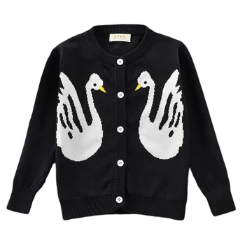 Children Swan Printed Cardigan Sweater 2018 New Fashion Animal Black Knitted Long Sleeve Autumn Winter Outwear 18M-5Y GW17
Children Swan Printed Cardigan Sweater 2018 New Fashion Animal Black Knitted Long Sleeve Autumn Winter Outwear 18M-5Y GW17