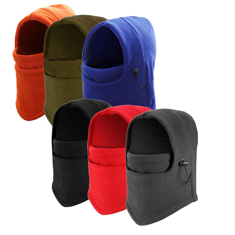 Thermal Fleece Balaclava Hat Hooded Neck Warmer Winter Sports Face Mask for Men Ski Bike Motorcycle Helmet Beanies Masked cap
Thermal Fleece Balaclava Hat Hooded Neck Warmer Winter Sports Face Mask for Men Ski Bike Motorcycle Helmet Beanies Masked cap