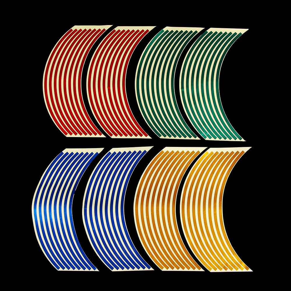 16 Strips/Set DIY Reflective Tape Car Motorcycle Rim Stripe Wheel Decal Stickers Car Rim Tape Sticker Motorcycle Decoration
16 Strips/Set DIY Reflective Tape Car Motorcycle Rim Stripe Wheel Decal Stickers Car Rim Tape Sticker Motorcycle Decoration