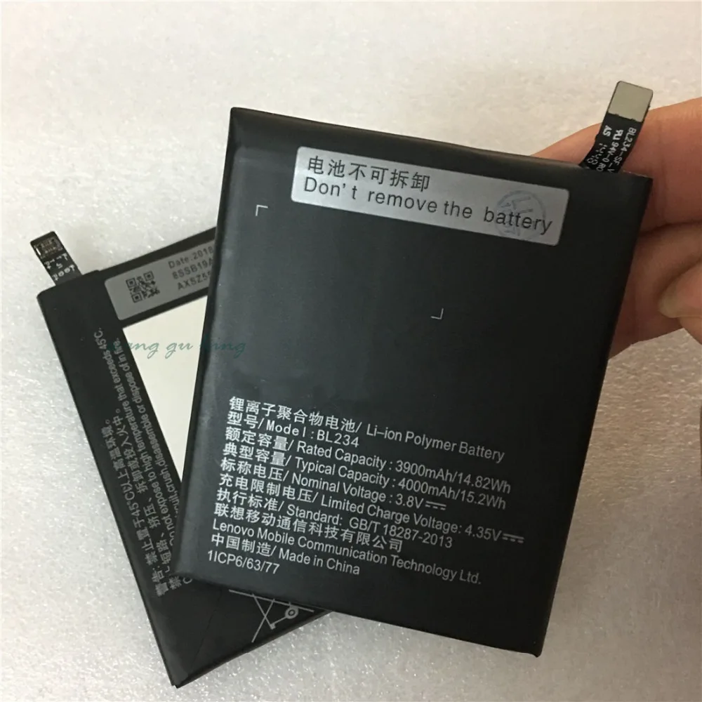 100% New Original Real 4000mAh BL234 battery with 3M glue sticker for Lenovo Vibe P1M P1MA40 P70 P70t P70-T P70A P70-A
100% New Original Real 4000mAh BL234 battery with 3M glue sticker for Lenovo Vibe P1M P1MA40 P70 P70t P70-T P70A P70-A