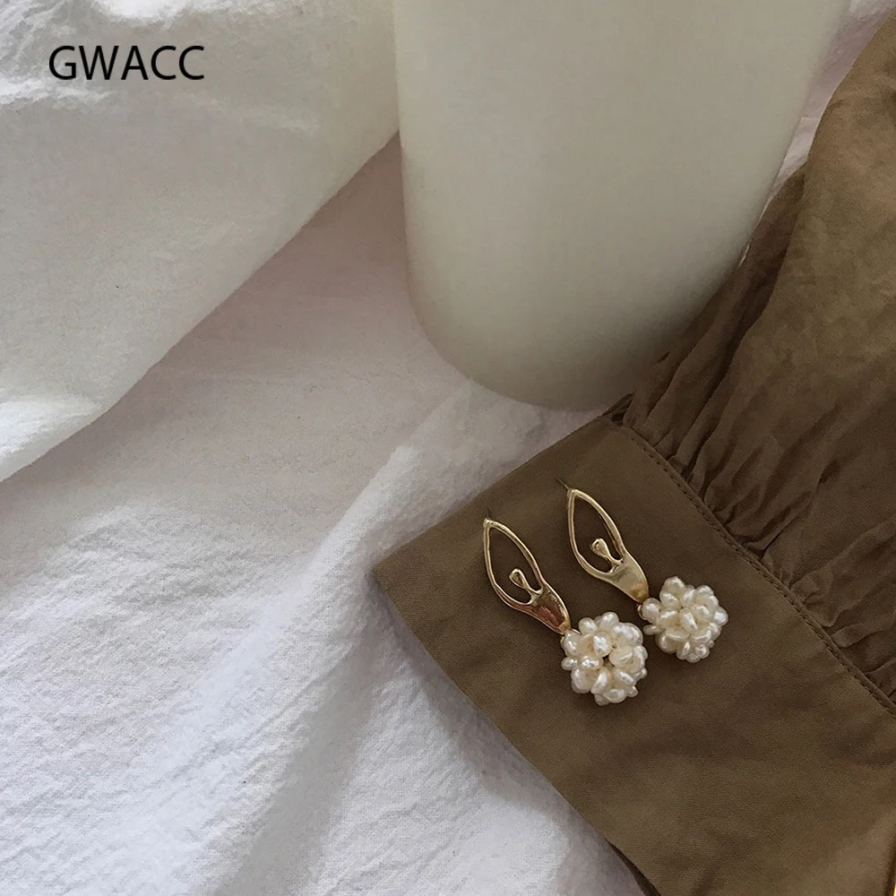 GWACC Trendy Flower Pearl Drop Earrings For Women Geometric Irregular Round Pearl Ball Dangle Earrings Summer Dance Jewelry
GWACC Trendy Flower Pearl Drop Earrings For Women Geometric Irregular Round Pearl Ball Dangle Earrings Summer Dance Jewelry
