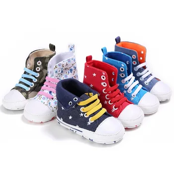 Brand Newborn Canvas Baby Shoes Spring Autumn Boys Girls Kids soft sole Toddler Classic Sports Sneakers Anti-slip baby boots
Brand Newborn Canvas Baby Shoes Spring Autumn Boys Girls Kids soft sole Toddler Classic Sports Sneakers Anti-slip baby boots