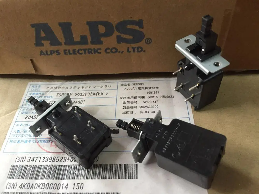 Original new 100% Japan import SDKVC30200 power amplifier button self-locking TV-5 power switch with lock 8A
Original new 100% Japan import SDKVC30200 power amplifier button self-locking TV-5 power switch with lock 8A