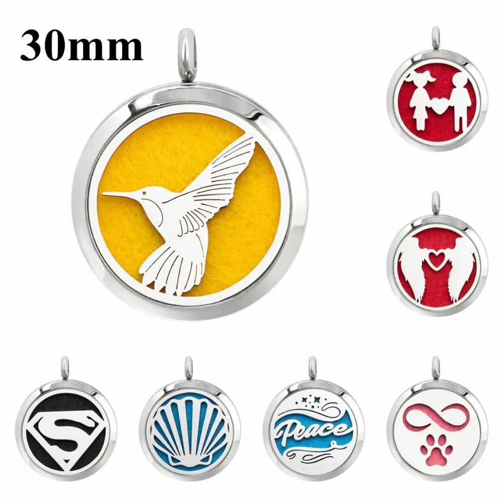 Hummingbird Magnetic/Twist 30mm Aromatherapy essential oil Locket 316L stainless steel Perfume Diffuser pendant send 10p pads
Hummingbird Magnetic/Twist 30mm Aromatherapy essential oil Locket 316L stainless steel Perfume Diffuser pendant send 10p pads