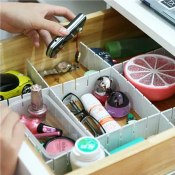 Home 2Pcs New DIY Underwear Storage Organizer Drawer Separator Divider Grid Plastic Household Necessities Drawer Divider
Home 2Pcs New DIY Underwear Storage Organizer Drawer Separator Divider Grid Plastic Household Necessities Drawer Divider