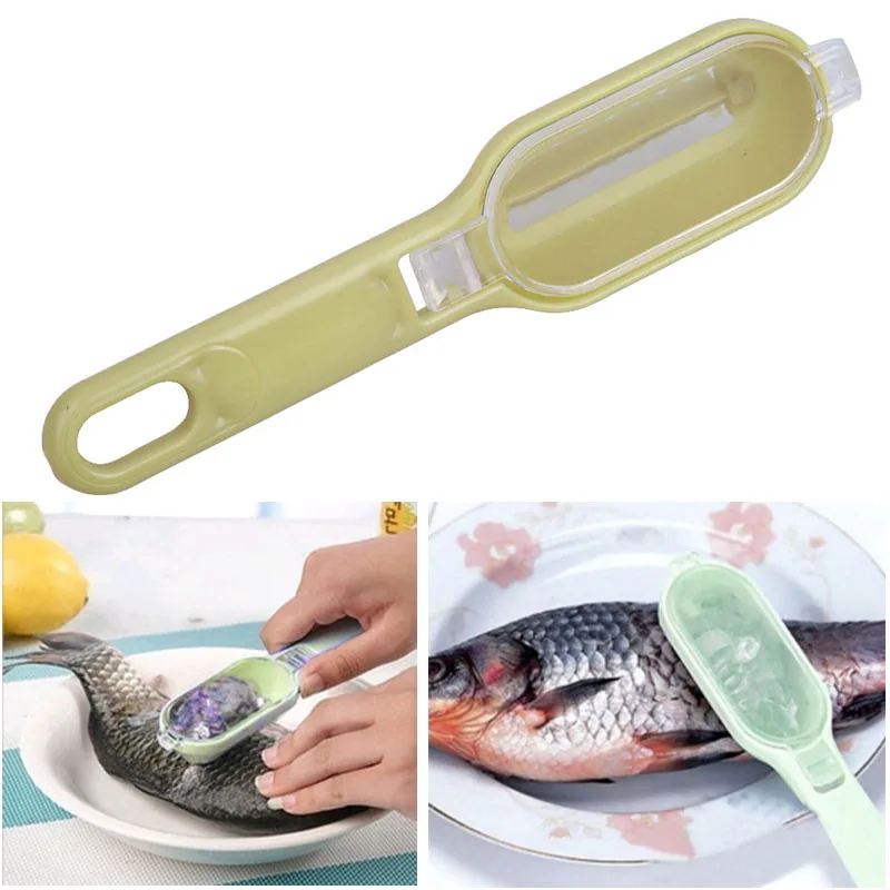 Nice Plastic Fish Scale Stripper Scraper Shaver Descaler Skinner Scaler fish skin removal Kitchen Tool kitchen accessories
Nice Plastic Fish Scale Stripper Scraper Shaver Descaler Skinner Scaler fish skin removal Kitchen Tool kitchen accessories