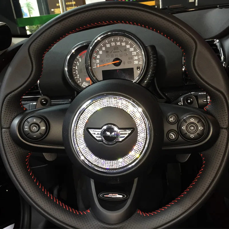 Car Styling for Mini Cooper S F56 F55 R56 R57 R61 R60 Countryman Clubman Steering Wheel Diamonds Crystal Decoration Accessories
Car Styling for Mini Cooper S F56 F55 R56 R57 R61 R60 Countryman Clubman Steering Wheel Diamonds Crystal Decoration Accessories