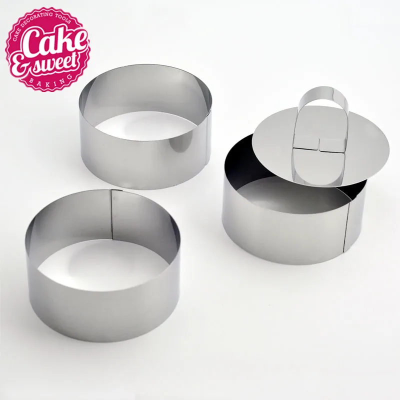 Stainless Steel Dessert ring 4px Dining Set Heber Stampfer Ring Round Cake Mold (Dia.10cm) Cake Bakeware Tools Baking Cake Molds
Stainless Steel Dessert ring 4px Dining Set Heber Stampfer Ring Round Cake Mold (Dia.10cm) Cake Bakeware Tools Baking Cake Molds