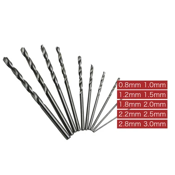 10pcs/Set Twist Drill Bit Set HSS M35 Drill Bit 0.5mm-3mm Used for Steel Stainless Steel
10pcs/Set Twist Drill Bit Set HSS M35 Drill Bit 0.5mm-3mm Used for Steel Stainless Steel