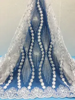 Hot Sale Nigerian Laces Fabrics 2019 High Quality Tulle African white gold line Lace Fabric Wedding African French Net Lace
Hot Sale Nigerian Laces Fabrics 2019 High Quality Tulle African white gold line Lace Fabric Wedding African French Net Lace
