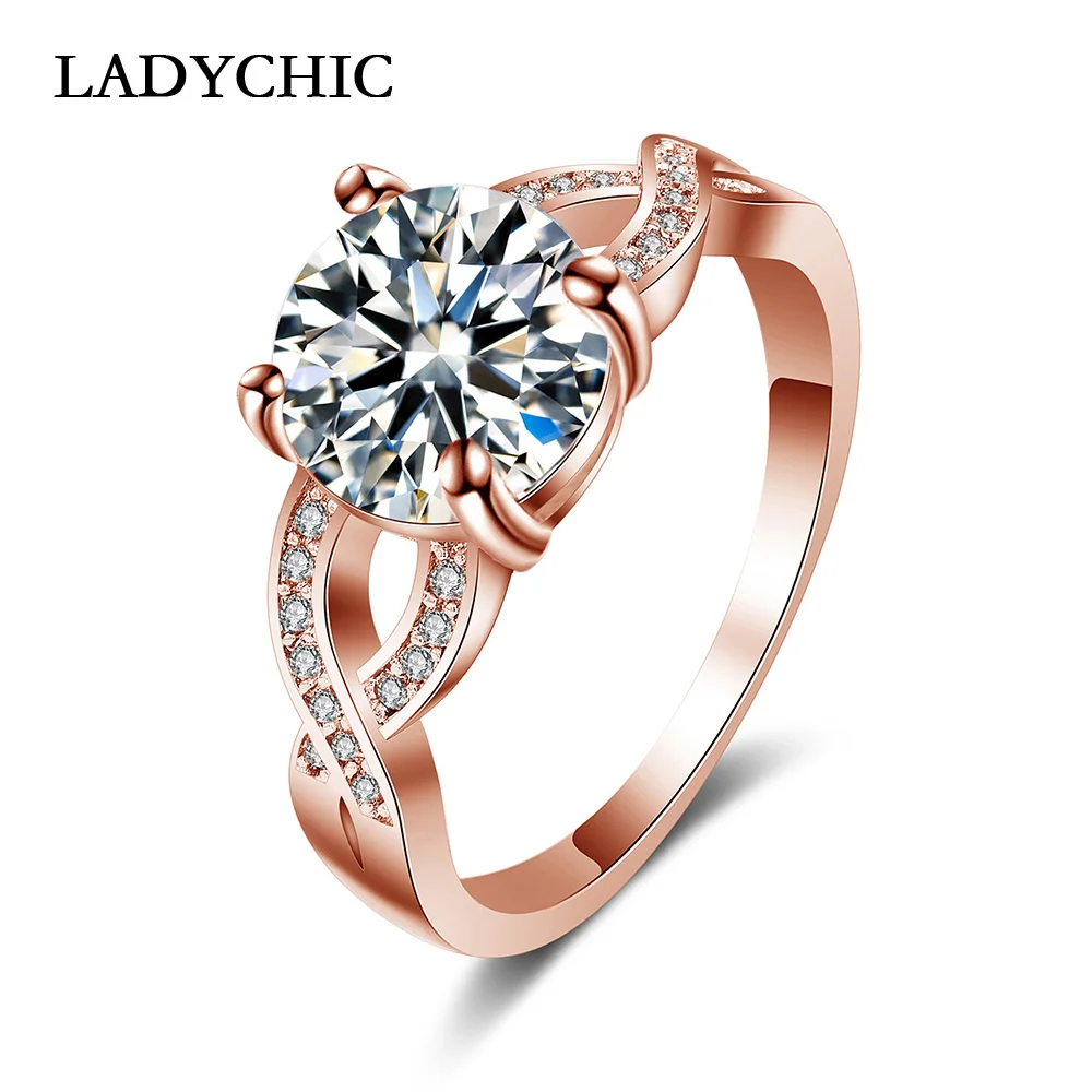 LADYCHIC Classic Design Infinite Rings Paved 2 Carat Circle Cubic Zirconia High Quality Fashion Crystal Ring for Women LR1032
LADYCHIC Classic Design Infinite Rings Paved 2 Carat Circle Cubic Zirconia High Quality Fashion Crystal Ring for Women LR1032