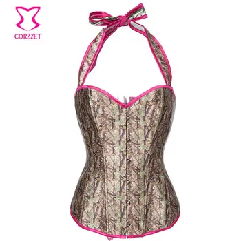 Burlesque Corset Halter Tops Gothic Clothing Korsett For Women Corsets and Bustiers Sexy Corpetes E Espartilhos Para Festa
Burlesque Corset Halter Tops Gothic Clothing Korsett For Women Corsets and Bustiers Sexy Corpetes E Espartilhos Para Festa