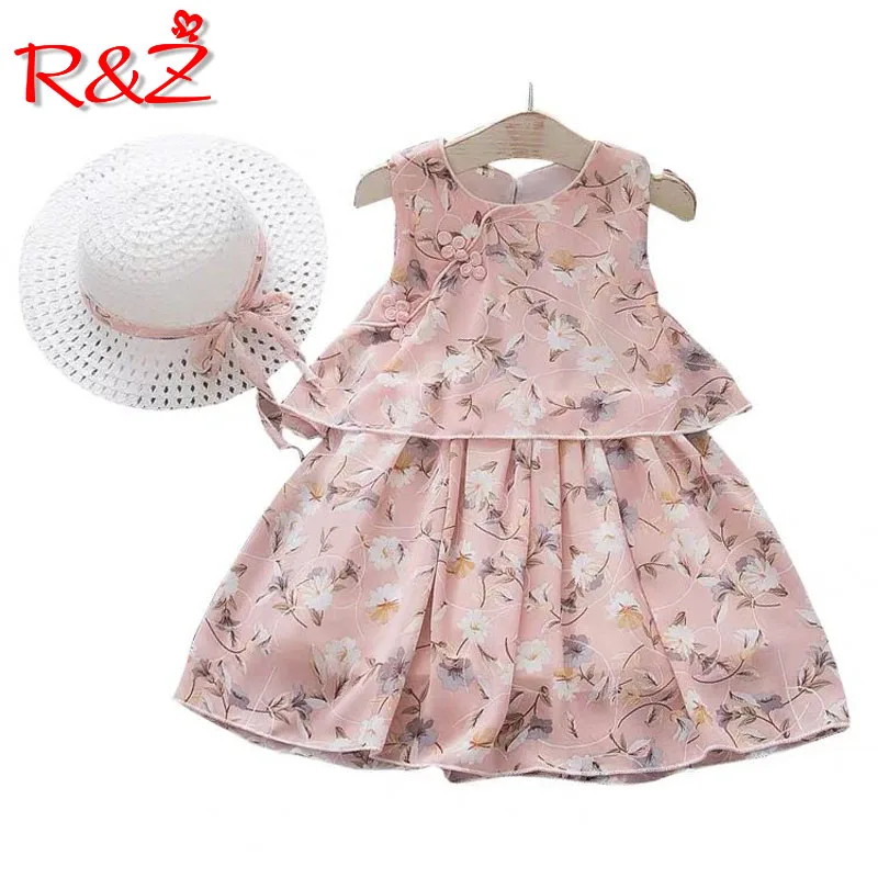 R&Z children's dress 2019 summer new girls sleeveless print dress small children's floral princess dress to send beach hat
R&Z children's dress 2019 summer new girls sleeveless print dress small children's floral princess dress to send beach hat