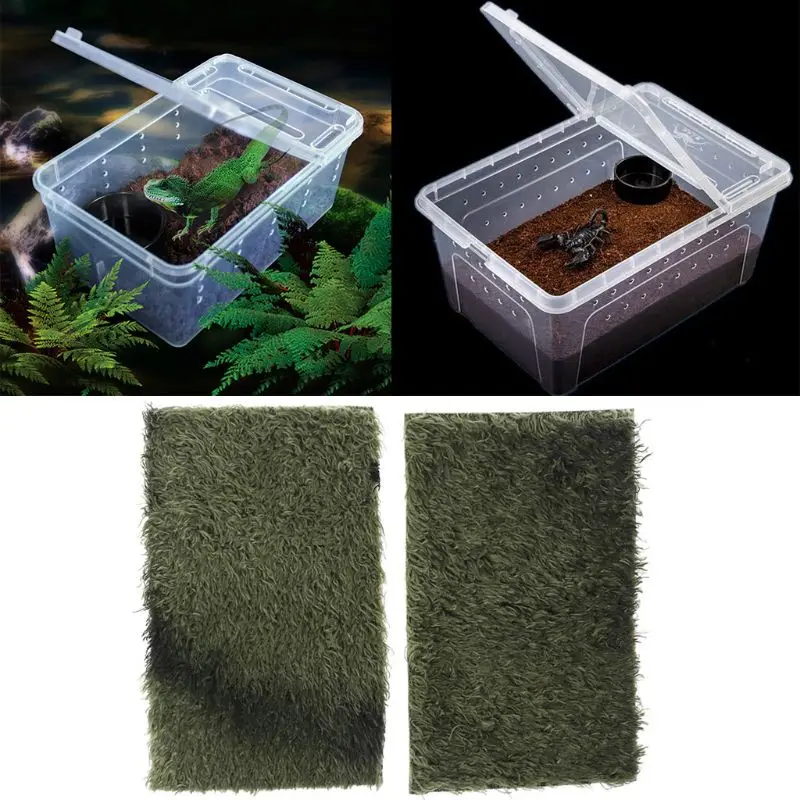 2Pcs Reptile Carpet Fiber Pet Mat Habitat Substrate for Reptile Box for Aquarium Decoration
2Pcs Reptile Carpet Fiber Pet Mat Habitat Substrate for Reptile Box for Aquarium Decoration