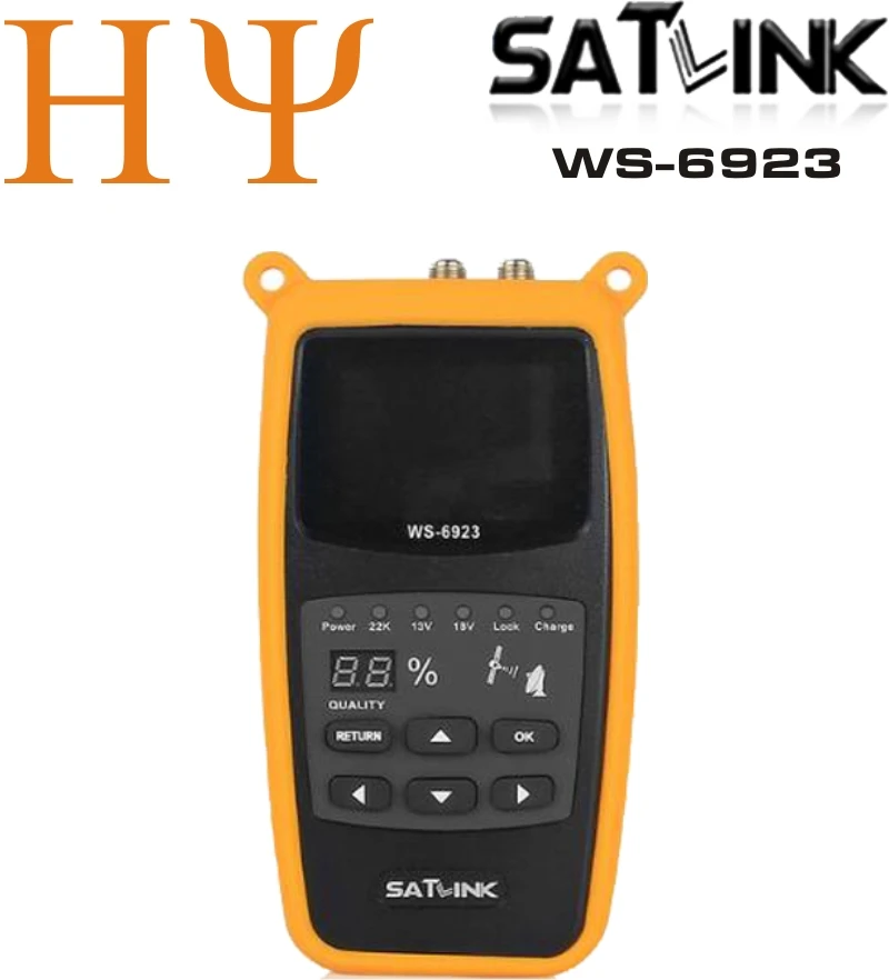 

Original Satlink 6923 DVB-S FTA C&KU Band Digital Satellite Finder Meter WS6923 with 2.1 Inch LCD Display Satlink WS-6923
