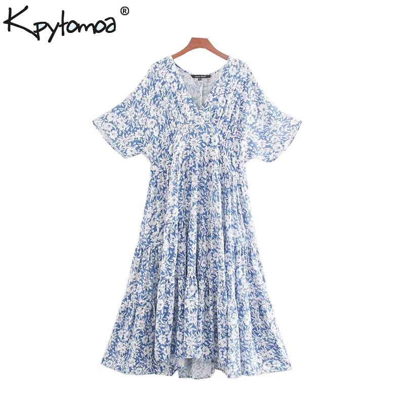 Vintage Elegant Floral Print Pleated Midi Dress Women 2019 Fashion V NecK Short Sleeve Ladies Dresses Casual Vestidos Mujer
Vintage Elegant Floral Print Pleated Midi Dress Women 2019 Fashion V NecK Short Sleeve Ladies Dresses Casual Vestidos Mujer