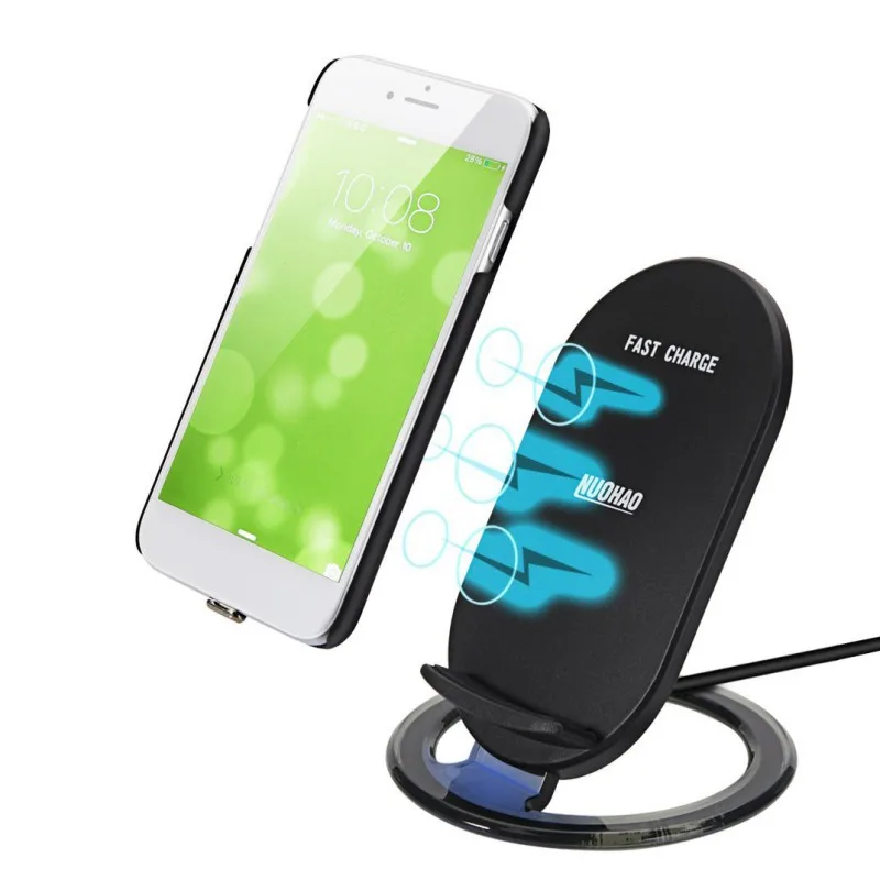 7.5W Dual Coil Qi Wireless Charger for iPhone 8 10 X Samsung Note 8 Phone Fast Charging Pad Docking Dock Station
7.5W Dual Coil Qi Wireless Charger for iPhone 8 10 X Samsung Note 8 Phone Fast Charging Pad Docking Dock Station