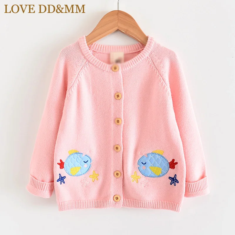 LOVE DD&MM Girls Coat 2019 Spring New Children's Clothing Girls Cute Fish Button Cotton Long-Sleeved Knit Cardigan Coat
LOVE DD&MM Girls Coat 2019 Spring New Children's Clothing Girls Cute Fish Button Cotton Long-Sleeved Knit Cardigan Coat