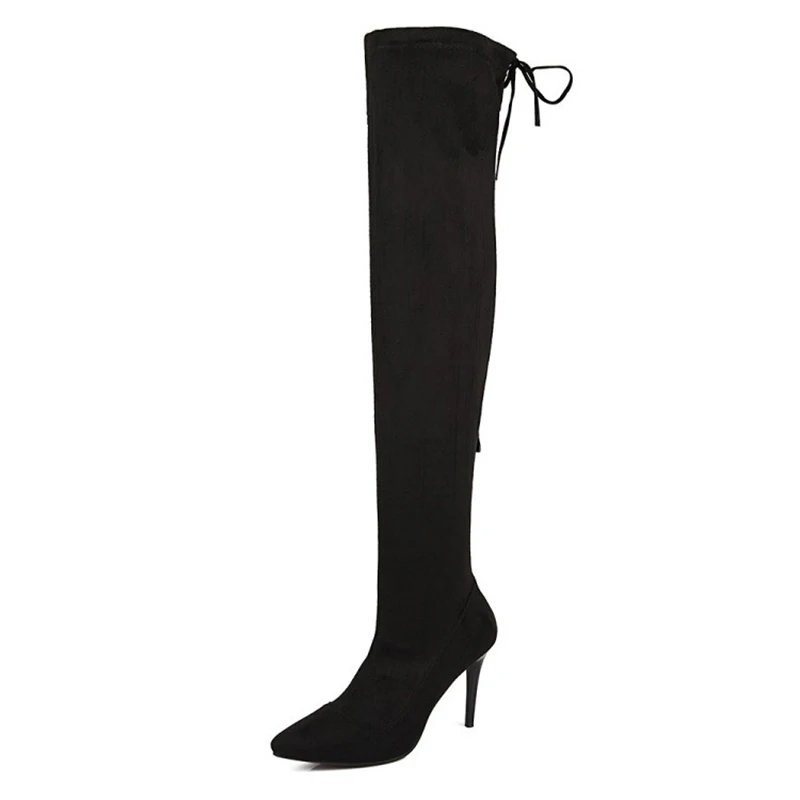 High Thigh Women’s Boots Stiletto Heel Sexy Party Knee Platform Heels Black Foreign Trade 2017 Autumn And Winter New Style Sexy
High Thigh Women’s Boots Stiletto Heel Sexy Party Knee Platform Heels Black Foreign Trade 2017 Autumn And Winter New Style Sexy