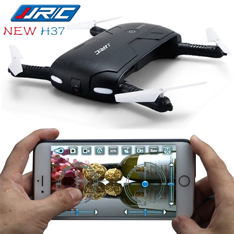 Selfie Drone with Camera JJRC H37 HD 720p Pocket Foldable Wifi FPV Quadcopter Elfie 6-Axis Gyro G-sensor Altitude Hold Headless
Selfie Drone with Camera JJRC H37 HD 720p Pocket Foldable Wifi FPV Quadcopter Elfie 6-Axis Gyro G-sensor Altitude Hold Headless