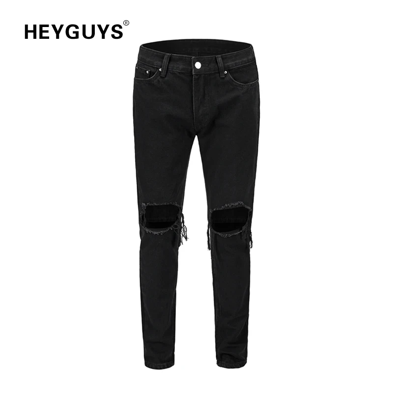 HEYGUYS fashion pants men new jeans Men street wear ripped jeans for man Fitted hip hop jeans denim damaged washed hole
HEYGUYS fashion pants men new jeans Men street wear ripped jeans for man Fitted hip hop jeans denim damaged washed hole