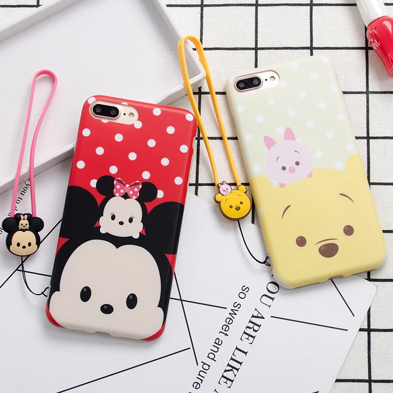 Cartoon Mickey Donald bear phone Cases For iphone 7 7Plus Soft TPU Case for iphone 6 6s 6Plus 8 8plus free strap
Cartoon Mickey Donald bear phone Cases For iphone 7 7Plus Soft TPU Case for iphone 6 6s 6Plus 8 8plus free strap