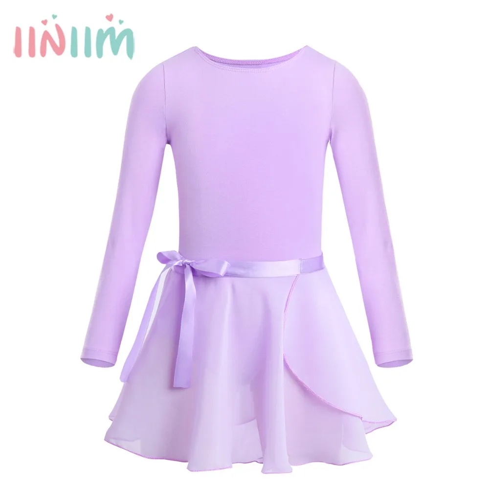 Girls Cloth Long Sleeves Ballet Dancewear Gymnastics Leotard with Chiffon Tied Skirt for Princess Ballerina Fairy Party Costume
Girls Cloth Long Sleeves Ballet Dancewear Gymnastics Leotard with Chiffon Tied Skirt for Princess Ballerina Fairy Party Costume