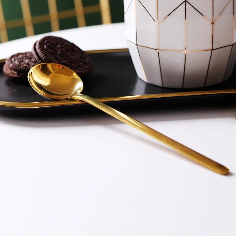 2 Pc/Set 304 Stainless Steel Handle Tea Spoon Round Soup Spoon Honey Dessert Ice Cream Scoop Teaspoon Tableware 17*3.7cm
2 Pc/Set 304 Stainless Steel Handle Tea Spoon Round Soup Spoon Honey Dessert Ice Cream Scoop Teaspoon Tableware 17*3.7cm