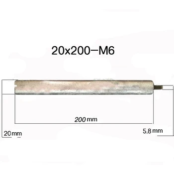 20*200mm-M6 Magnesium Anode Rod for Solar Water Heater Systems With 1" Copper Nut
20*200mm-M6 Magnesium Anode Rod for Solar Water Heater Systems With 1" Copper Nut