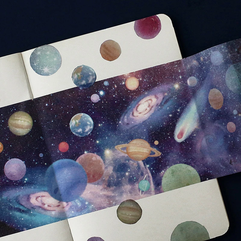 1pc 10cm*5m Starry sky Star Adhesive Tape Newspaper Washi Tape Scrapbooking Planner Masking Tape Dairy Photo Album Decorations
1pc 10cm*5m Starry sky Star Adhesive Tape Newspaper Washi Tape Scrapbooking Planner Masking Tape Dairy Photo Album Decorations
