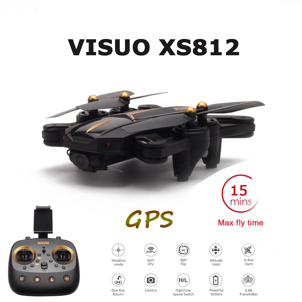VISUO XS812 GPS RC Drone with 4K HD Camera 5G WIFI FPV Altitude Hold One Key Return RC Quadcopter Helicopter VS Xs816 SG106
VISUO XS812 GPS RC Drone with 4K HD Camera 5G WIFI FPV Altitude Hold One Key Return RC Quadcopter Helicopter VS Xs816 SG106
