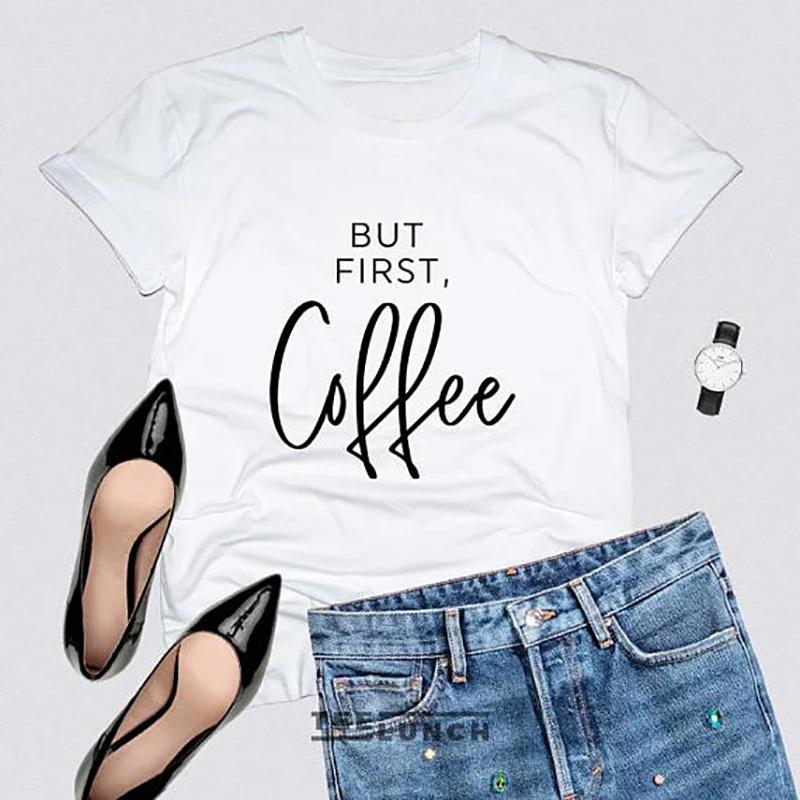 T Shirt Women Shirts Womens Clothing Plus Size Tshirt Graphic Tees First Coffee Print Soft T-shirt Black Grey White Tops XS-3XL
T Shirt Women Shirts Womens Clothing Plus Size Tshirt Graphic Tees First Coffee Print Soft T-shirt Black Grey White Tops XS-3XL