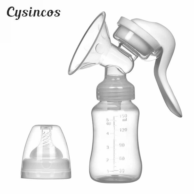 CYSINCOS Manual Breast Pump Powerful Baby Nipple Suction 150ml Feeding Milk Bottles Breasts Pumps Bottle Sucking
CYSINCOS Manual Breast Pump Powerful Baby Nipple Suction 150ml Feeding Milk Bottles Breasts Pumps Bottle Sucking