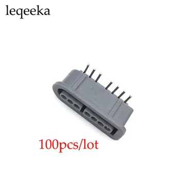 100PCS Replacement 90 Degree Female 7 Pin Connector Part For SNES Controller Socket
100PCS Replacement 90 Degree Female 7 Pin Connector Part For SNES Controller Socket