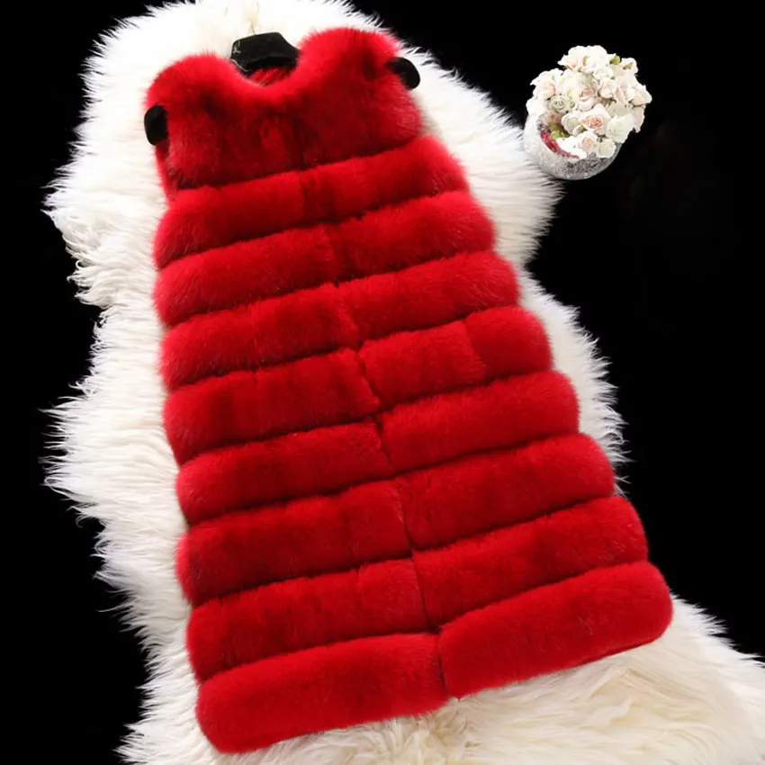 Image real fur vest