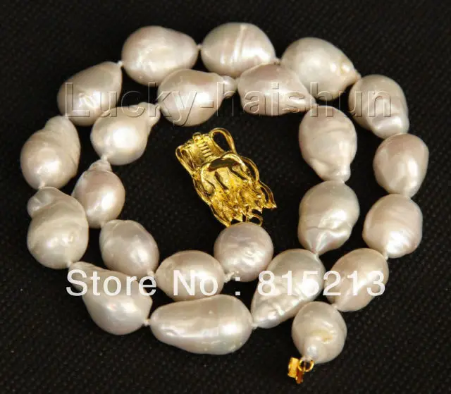 FREE SHIPPING>@@> N390 luster 23mm white Reborn keshi pearls necklace dragon clasp
FREE SHIPPING>@@> N390 luster 23mm white Reborn keshi pearls necklace dragon clasp