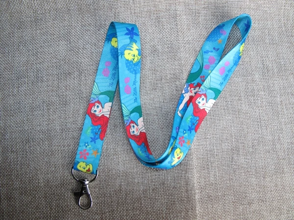 new Cartoon 1PCS Princess Ariel Mermaid Neck Strap Lanyard Mobile Phone Charms Key Chain ID Badge Key Chains LS30
new Cartoon 1PCS Princess Ariel Mermaid Neck Strap Lanyard Mobile Phone Charms Key Chain ID Badge Key Chains LS30