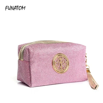 Funatom Makeup Bags Sequins Luxury Cosmetic Bag Necessaries Organizer Women Beautician Travel Make Up Beauty Case
Funatom Makeup Bags Sequins Luxury Cosmetic Bag Necessaries Organizer Women Beautician Travel Make Up Beauty Case