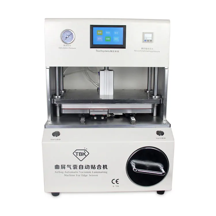Airbag Automatic Vacuum Laminating Machine for Edge Screen OCA Vacuum Press Machine 110V/220V Curved Screen Laminator TBK-708
Airbag Automatic Vacuum Laminating Machine for Edge Screen OCA Vacuum Press Machine 110V/220V Curved Screen Laminator TBK-708