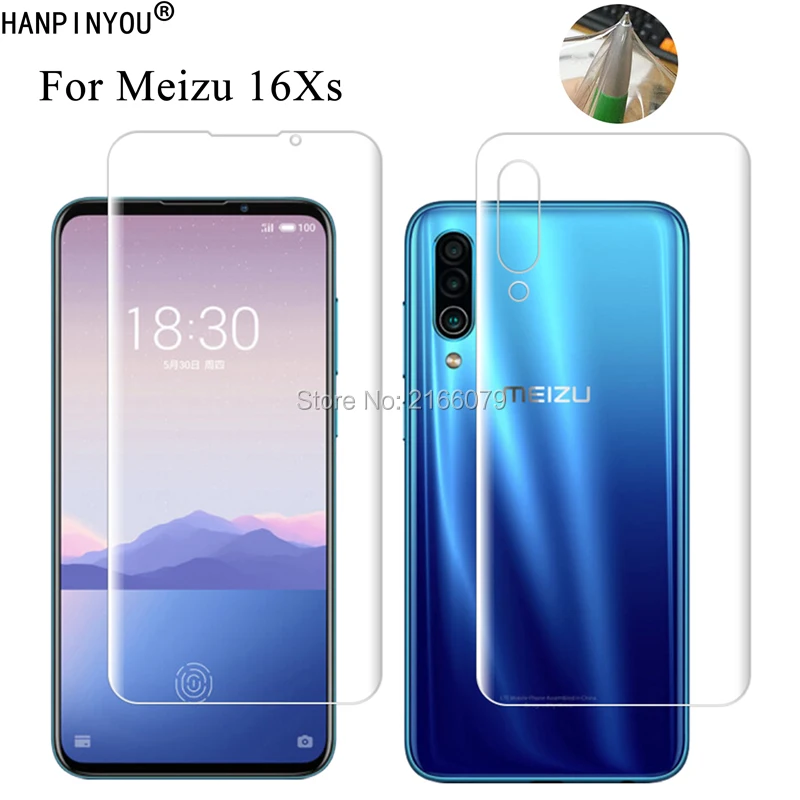 For Meizu 16Xs 6.2" Soft TPU Front Back Full Cover Screen Protector Transparent Protective Film + Tools (Not Tempered Glass)
For Meizu 16Xs 6.2" Soft TPU Front Back Full Cover Screen Protector Transparent Protective Film + Tools (Not Tempered Glass)