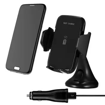 Multi-Funtion Qi Wireless Car Charger Phone Mount Holder Fast Charging For iPhone8 Plus Samsung Galaxy Note5 S6 S7 S8 Edge Plus
Multi-Funtion Qi Wireless Car Charger Phone Mount Holder Fast Charging For iPhone8 Plus Samsung Galaxy Note5 S6 S7 S8 Edge Plus