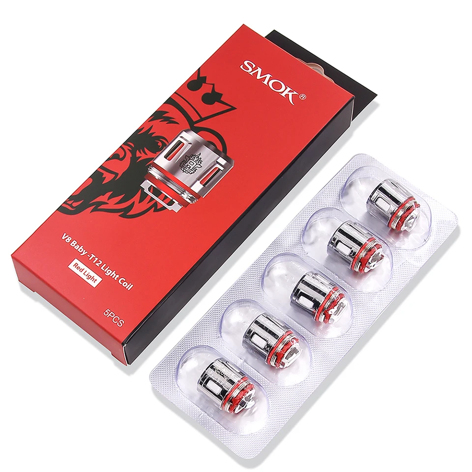 SMOK V8 Baby T12 Coil For TFV8 Baby Tank V8 Baby-T12 Red Light Core Eletronic Cigarette Atomizer Core
SMOK V8 Baby T12 Coil For TFV8 Baby Tank V8 Baby-T12 Red Light Core Eletronic Cigarette Atomizer Core