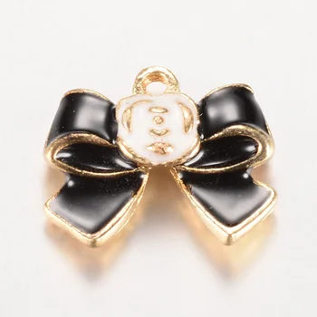200pcs Alloy Enamel Bowknot Charms Pendants jewelry making,Light Gold, Black White ,17x19.5x4.5mm,Hole: 1.5mm F80
200pcs Alloy Enamel Bowknot Charms Pendants jewelry making,Light Gold, Black White ,17x19.5x4.5mm,Hole: 1.5mm F80