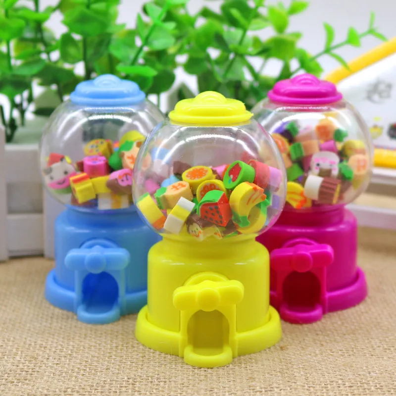 8sets/lot Korea Funny Candy Machine Fruits Pencil Mini Rubber Erasers Kits School Writing Stationery Kids Birthday Party Favor
8sets/lot Korea Funny Candy Machine Fruits Pencil Mini Rubber Erasers Kits School Writing Stationery Kids Birthday Party Favor