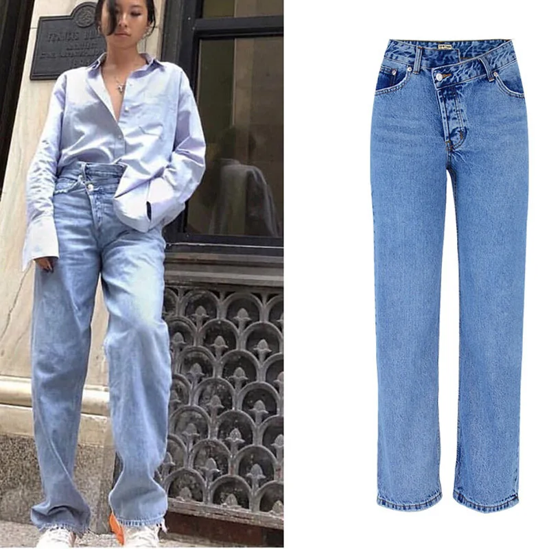 Autumn High Waist Jeans Woman Irregular Pockets Sexy Fashion Long Pants Jeans Trousers Casual Loose Flared Plus Size Jeans Women
Autumn High Waist Jeans Woman Irregular Pockets Sexy Fashion Long Pants Jeans Trousers Casual Loose Flared Plus Size Jeans Women