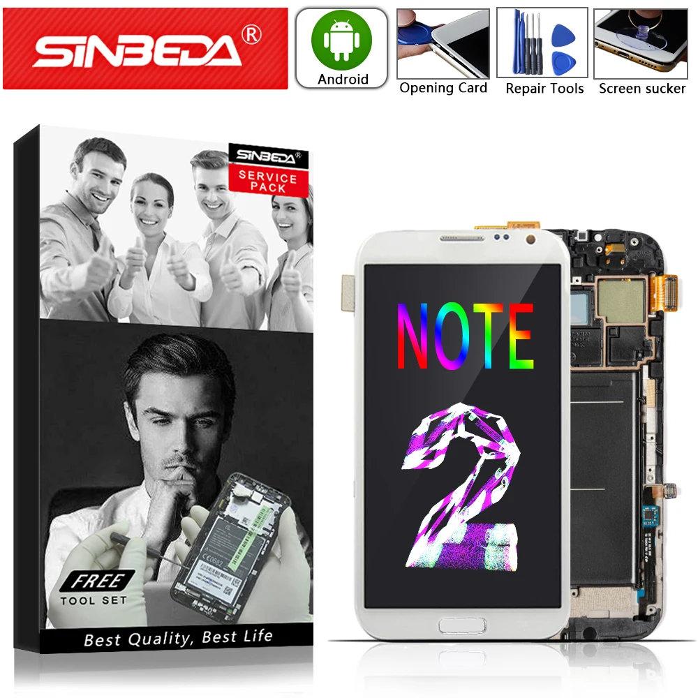 5.5" Super AMOLED LCD Touch Screen with Frame For SAMSUNG Galaxy Note2 N7100 N7105 i317 T889 Digitizer Display Full Assemble #
5.5" Super AMOLED LCD Touch Screen with Frame For SAMSUNG Galaxy Note2 N7100 N7105 i317 T889 Digitizer Display Full Assemble #