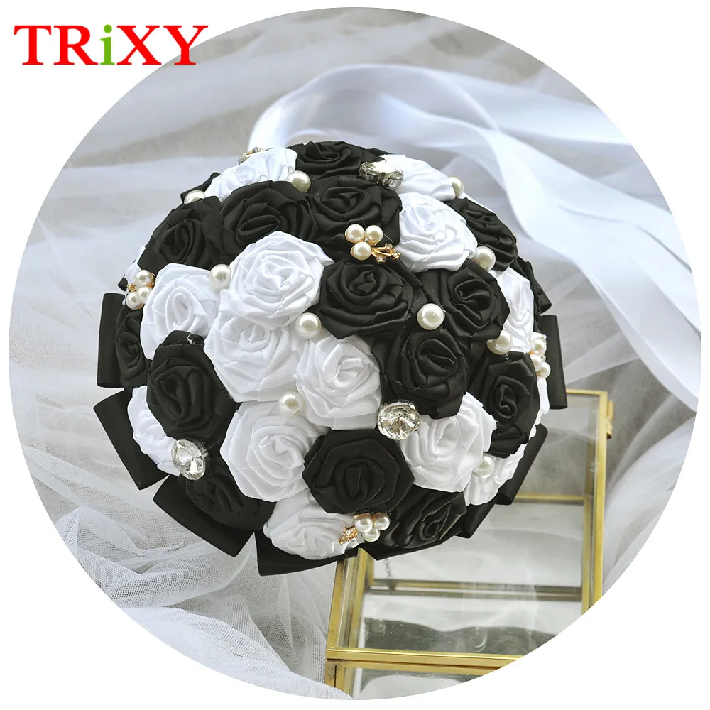 TRiXY C2-BK Handmade Charming Wedding Accessories flowers Bridesmaid Bridal Bouquets Artificial Flowers Wedding Bouquet
TRiXY C2-BK Handmade Charming Wedding Accessories flowers Bridesmaid Bridal Bouquets Artificial Flowers Wedding Bouquet