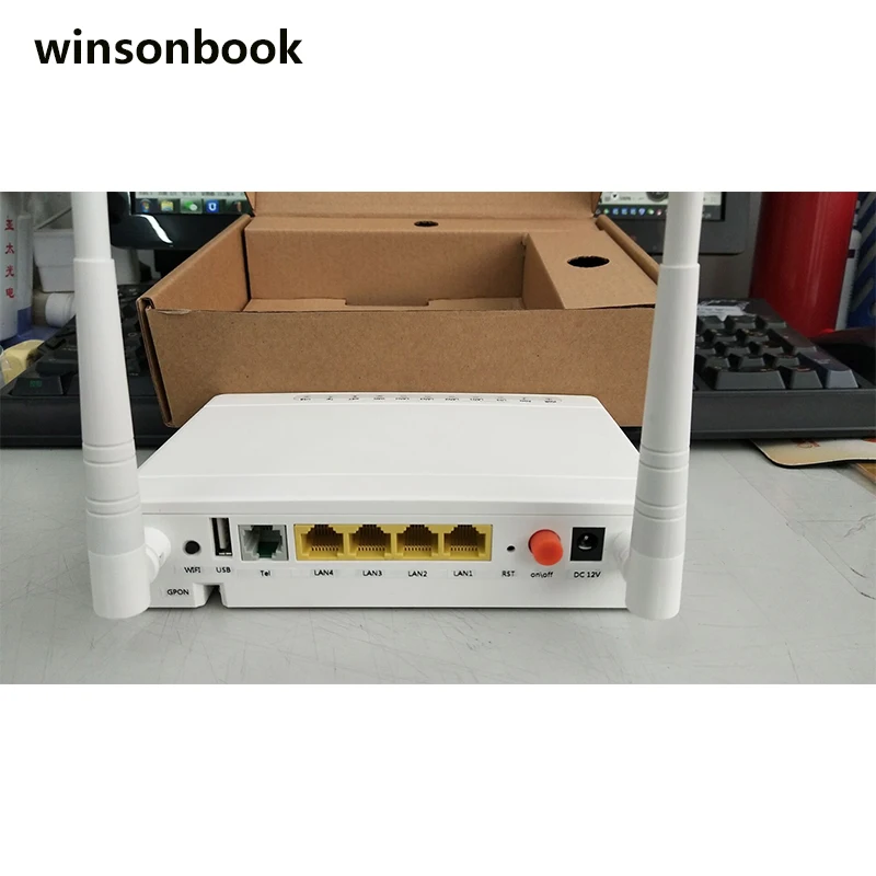 GPON Wifi GPON ONU ONT 3FE+1GE+TEL+USB+WIFI optical network terminal Telecom Network Equipment
GPON Wifi GPON ONU ONT 3FE+1GE+TEL+USB+WIFI optical network terminal Telecom Network Equipment
