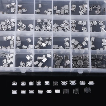 240 Pcs 24 Models Micro USB Connector Socket Jack For MP3/4/5 Lenovo ZTE Huawei Dropshipping/323
240 Pcs 24 Models Micro USB Connector Socket Jack For MP3/4/5 Lenovo ZTE Huawei Dropshipping/323